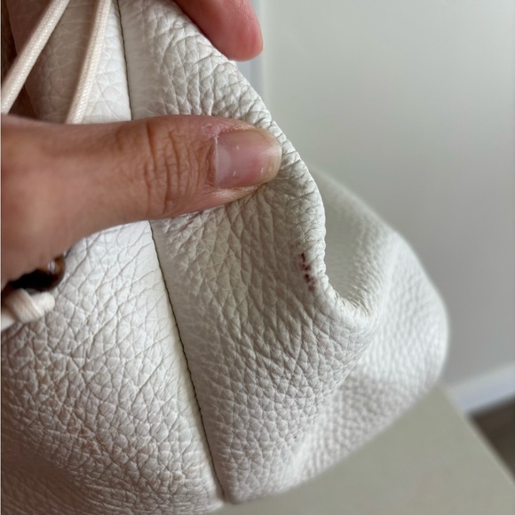 Paolo Masi Italian Leather Genuine Leather Cream Boho Satchel Brown Woven Straps - Picture 8 of 12